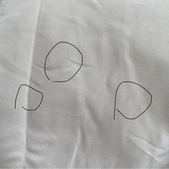 Amanda Uprichard Dress Tate Cold Shoulder Fit & Flare 100% Silk Bone Nude P - Picture 14 of 16